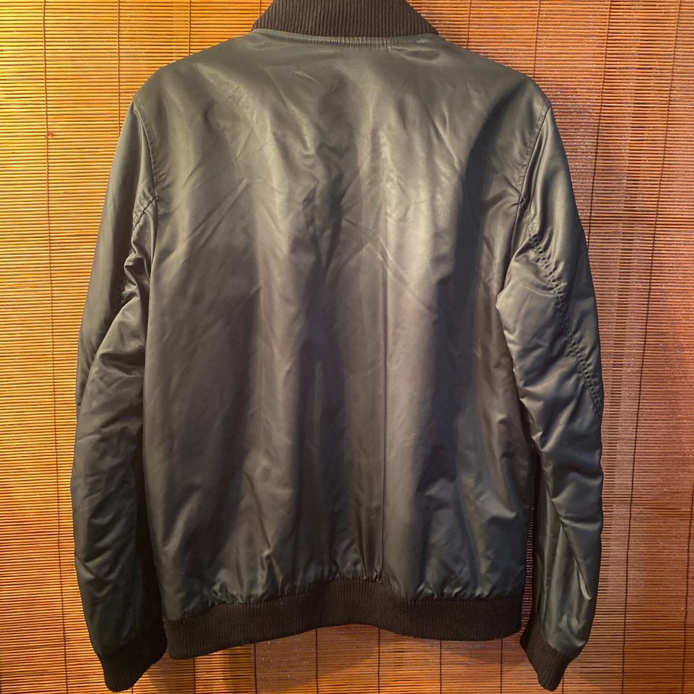 INC Men's Bomber Jacket with Front Zipper Closure Size Small - Picture 4 of 4